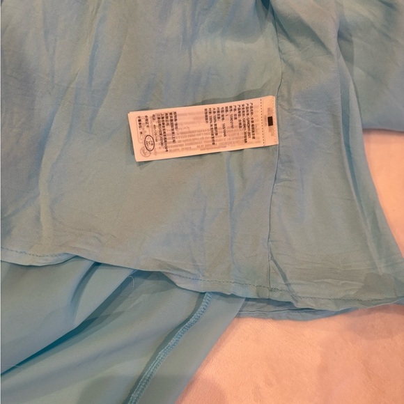 Abercrombie & Fitch Cocktail Dress Cowl Neck Sky Blue Sleeveless Size L - Picture 10 of 11